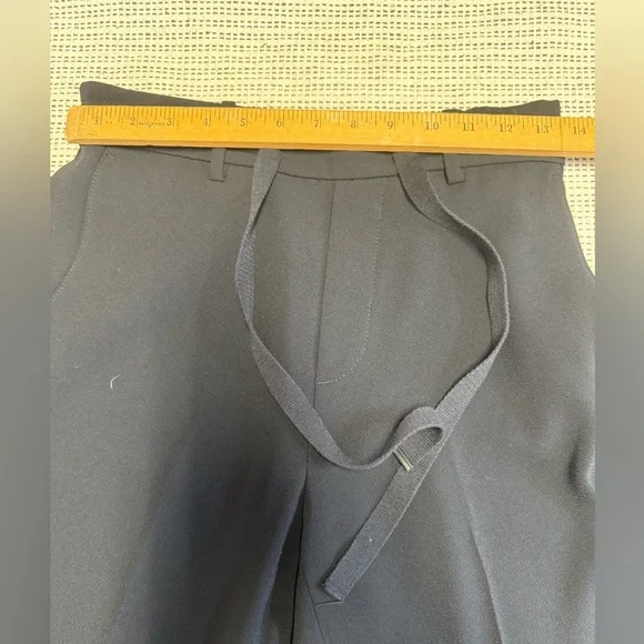 Vince Woman’s Black Pullon Ankle Trouser Dress Pants - Picture 4 of 7